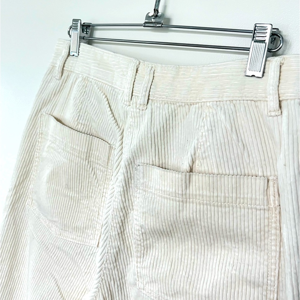 Corduroy Crop Coulette Pants